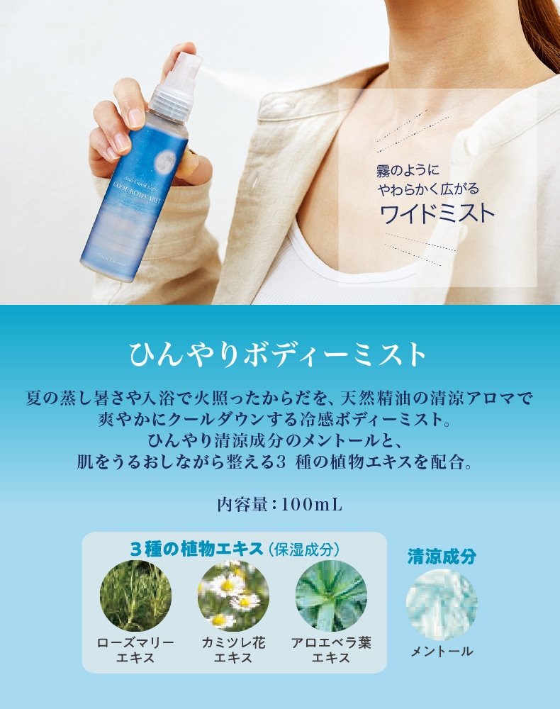 ブリーズラベンダー（ひんやりボディーミスト）