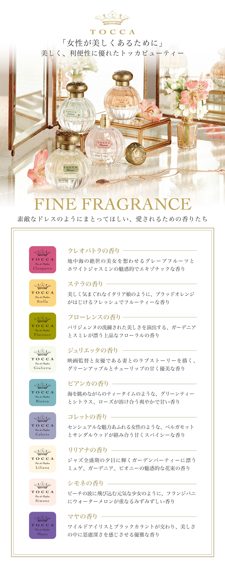TOCCA ファインフレグランス