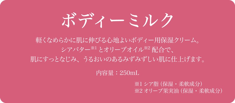 PDSローズ特集（ボディーミルク）