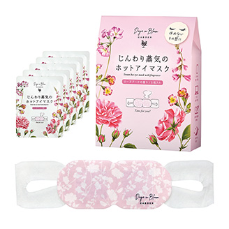 デイズインブルーム ガーデン ホットアイマスク5枚 ローズブーケ