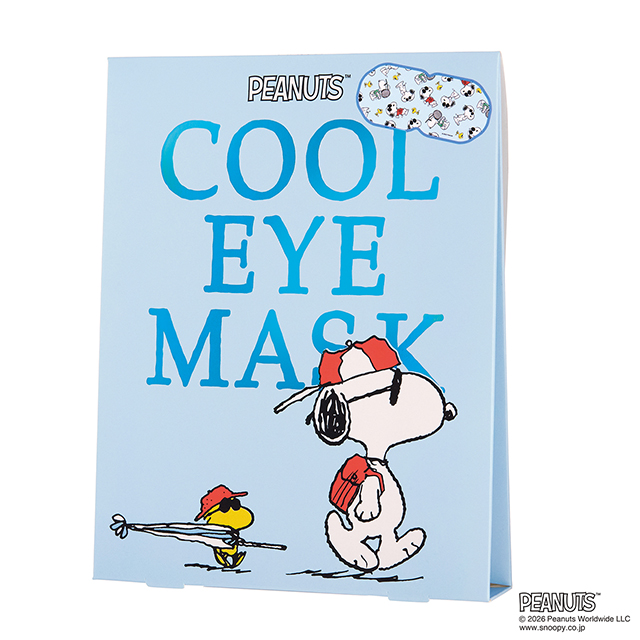 ピーナッツ スヌーピー クールアイマスク2枚 ミントティー ミントティー