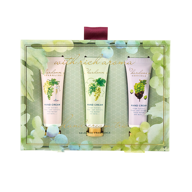 シャルドネ ハンドクリームトリオ (ミニハンドクリーム3本セット)