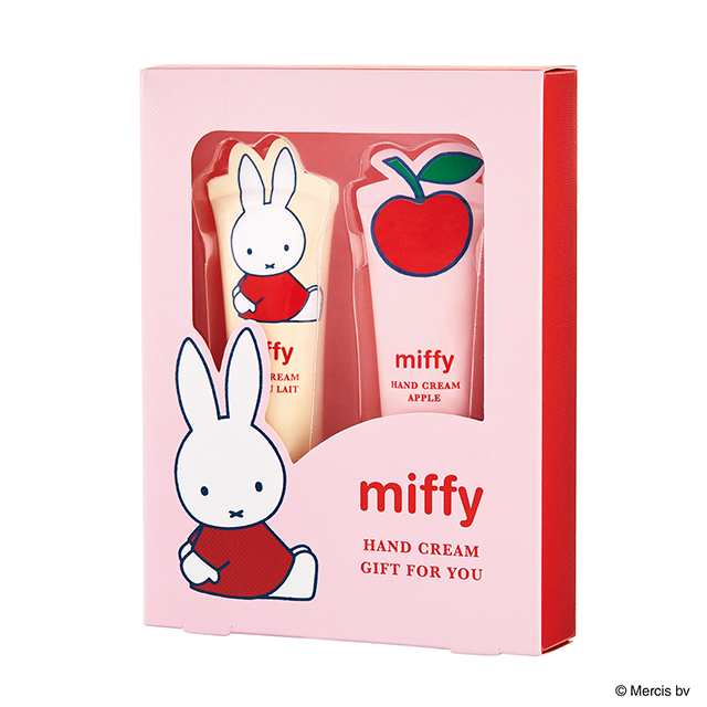 miffy ミッフィー フォーユーハンドクリームセット（りんご＆フルーツオ・レ） りんごの香り