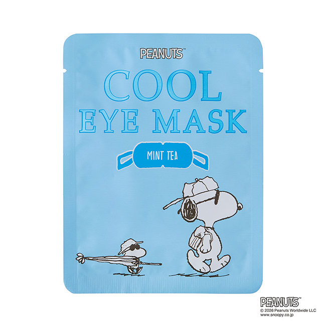 ピーナッツ スヌーピー クールアイマスク2枚 ミントティー ミントティー