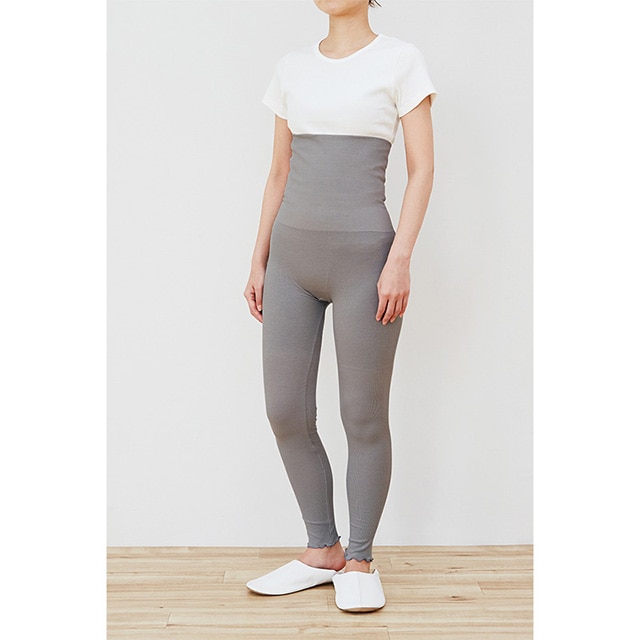 Beauwell (ビューウェル) オントミー 腹巻きレギンス シルバーグレー