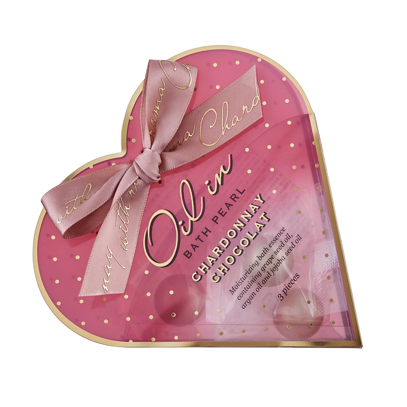 シャルドネショコラ オイルインバスパール ハート 3回分