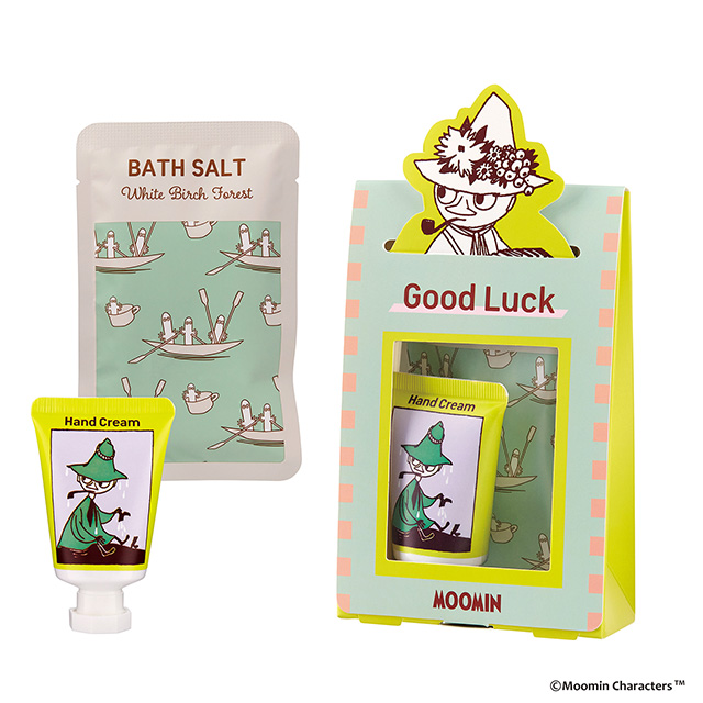 ムーミン メッセージプチギフト しらかばの森 MOOMIN | ハンドクリーム20mL バスソルト1包