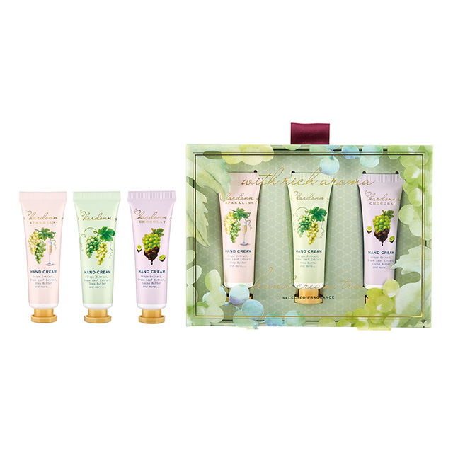 シャルドネ ハンドクリームトリオ (ミニハンドクリーム3本セット)