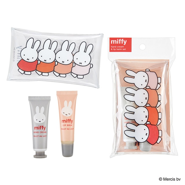 miffy ミッフィー ケースインハンド＆リップセット フルーツオ・レの