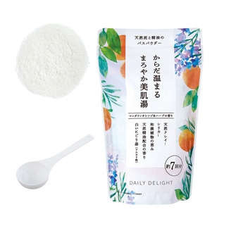 デイリーディライト まろやか美肌 バスパウダー L マンダリンオレンジ&ハーブ （約7回分）