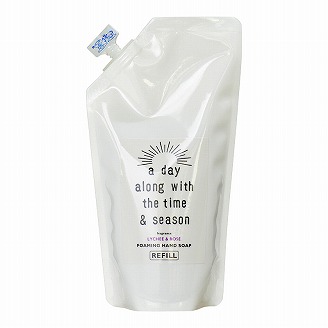 a day（ア デイ）フォーミングハンドソープ リフィル ライチ＆ローズ