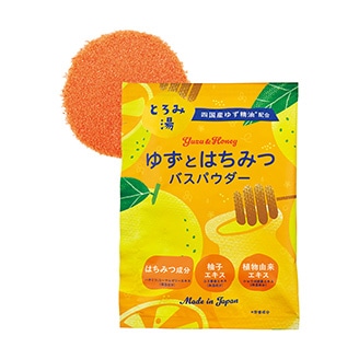 ゆず バスパウダー ゆずとはちみつ（とろみの湯）