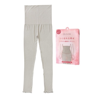 Beauwell （ビューウェル） オントミー しなやか腹巻きレギンス ミストグレー