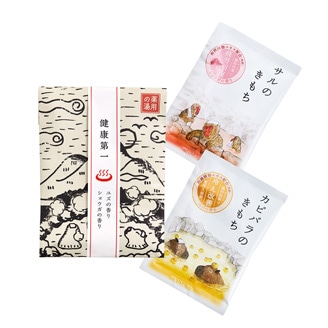 キモチ 薬用 サンクスミニギフト 健康第一 ( 薬用入浴剤 サルのきもち・カピバラのきもち 各1個 )