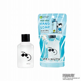ピーナッツ スヌーピー ミニハンドソープ グリーンアップル