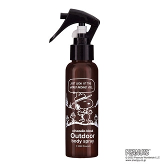 ピーナッツ スヌーピー アウトドアボディースプレー シトロネラブレンド