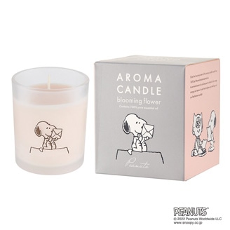 ピーナッツ スヌーピー アロマキャンドル ブルーミングフラワー