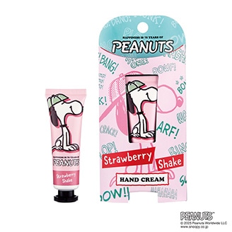 ピーナッツ  スヌーピー プチハンドクリーム ストロベリーシェイク 10mL