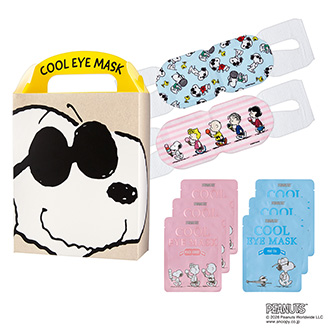 ピーナッツ スヌーピー クールアイマスクアソート 6枚 イエロー
