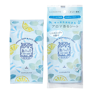 ゆるりと 飴ハッカ ( ミントキャンディー ) リフレッシュシート