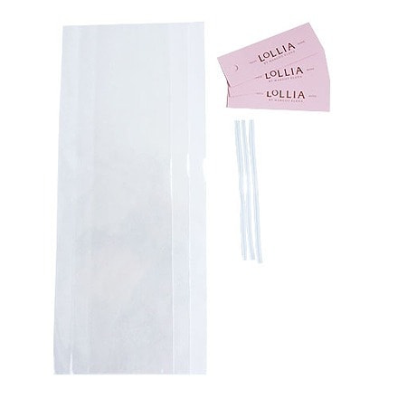 LoLLIA（ロリア）ミニセルフラッピングキット OPP8×25 3枚入
